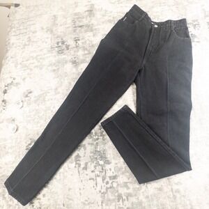 Vtg Bongo Jeans Women 5 Black High Waisted Gene Montesano 90s Streetwear Y2K